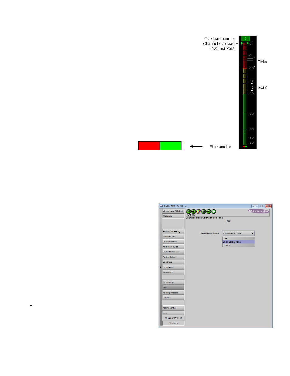 14 test panel | Grass Valley AMX-3981 2014 User Manual | Page 61 / 118