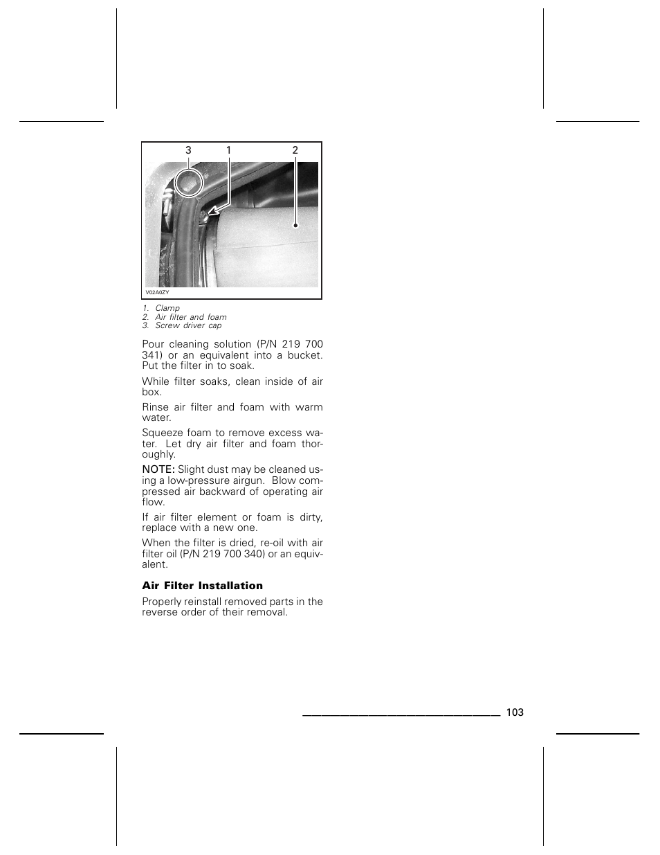 Can-Am BOMBARDIER DS650 User Manual | Page 105 / 136