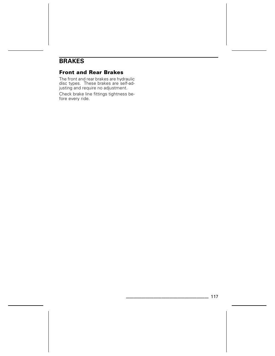 Brake | Can-Am BOMBARDIER DS650 User Manual | Page 119 / 136