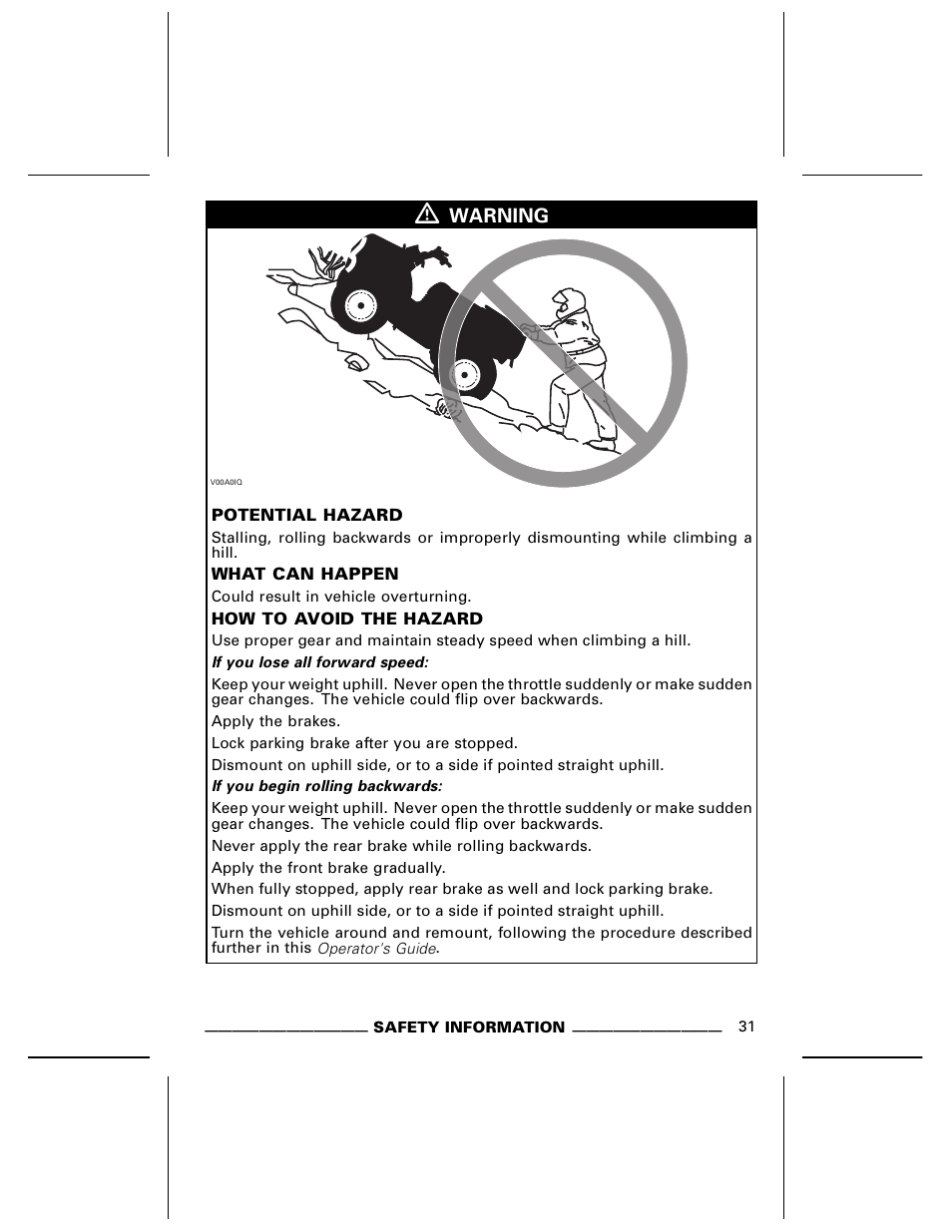 Can-Am BOMBARDIER DS650 User Manual | Page 33 / 136