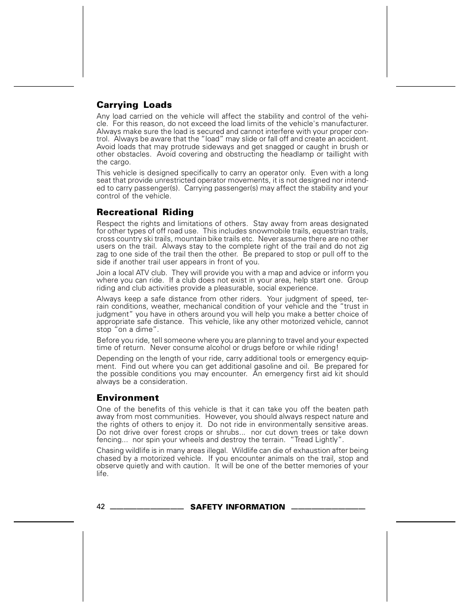 Can-Am BOMBARDIER DS650 User Manual | Page 44 / 136