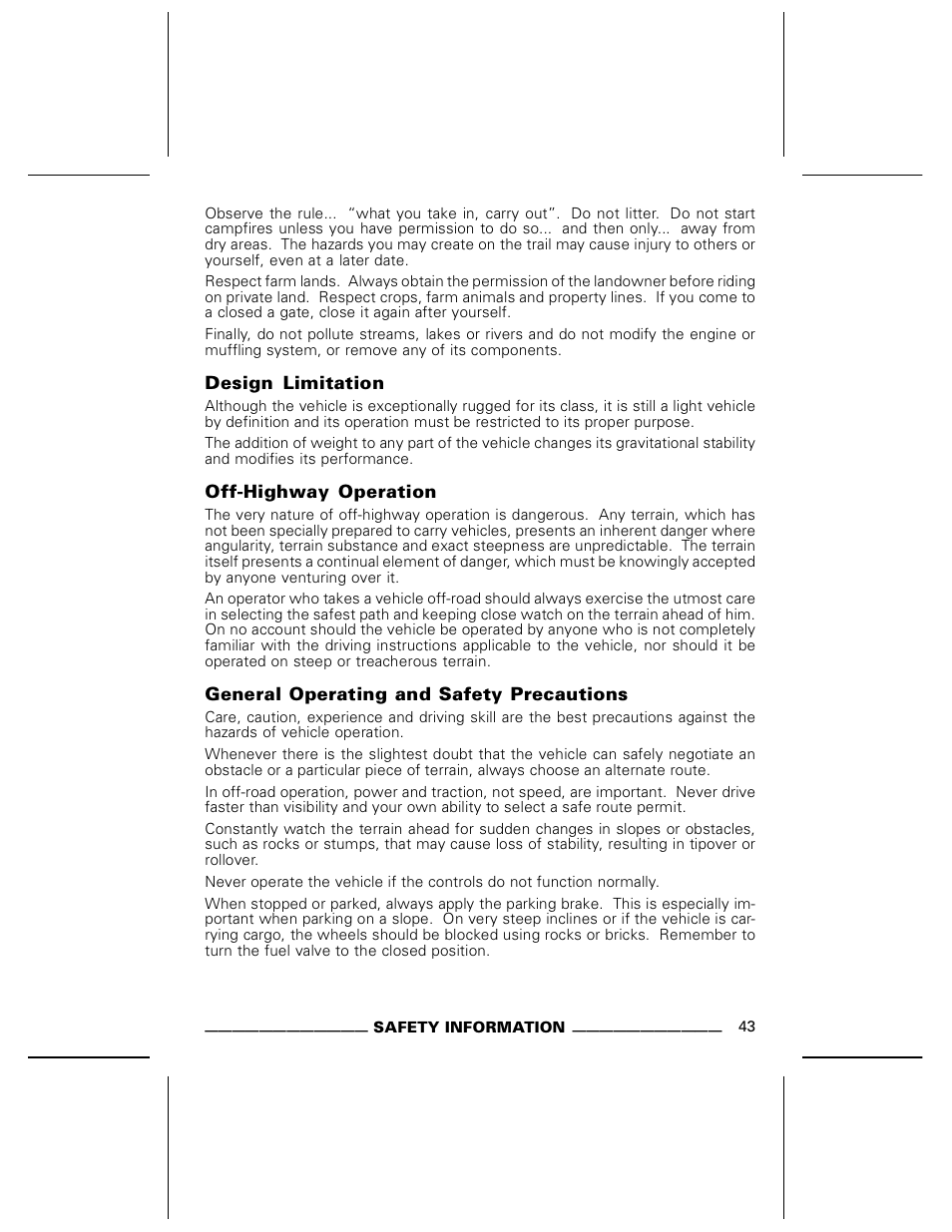 Can-Am BOMBARDIER DS650 User Manual | Page 45 / 136