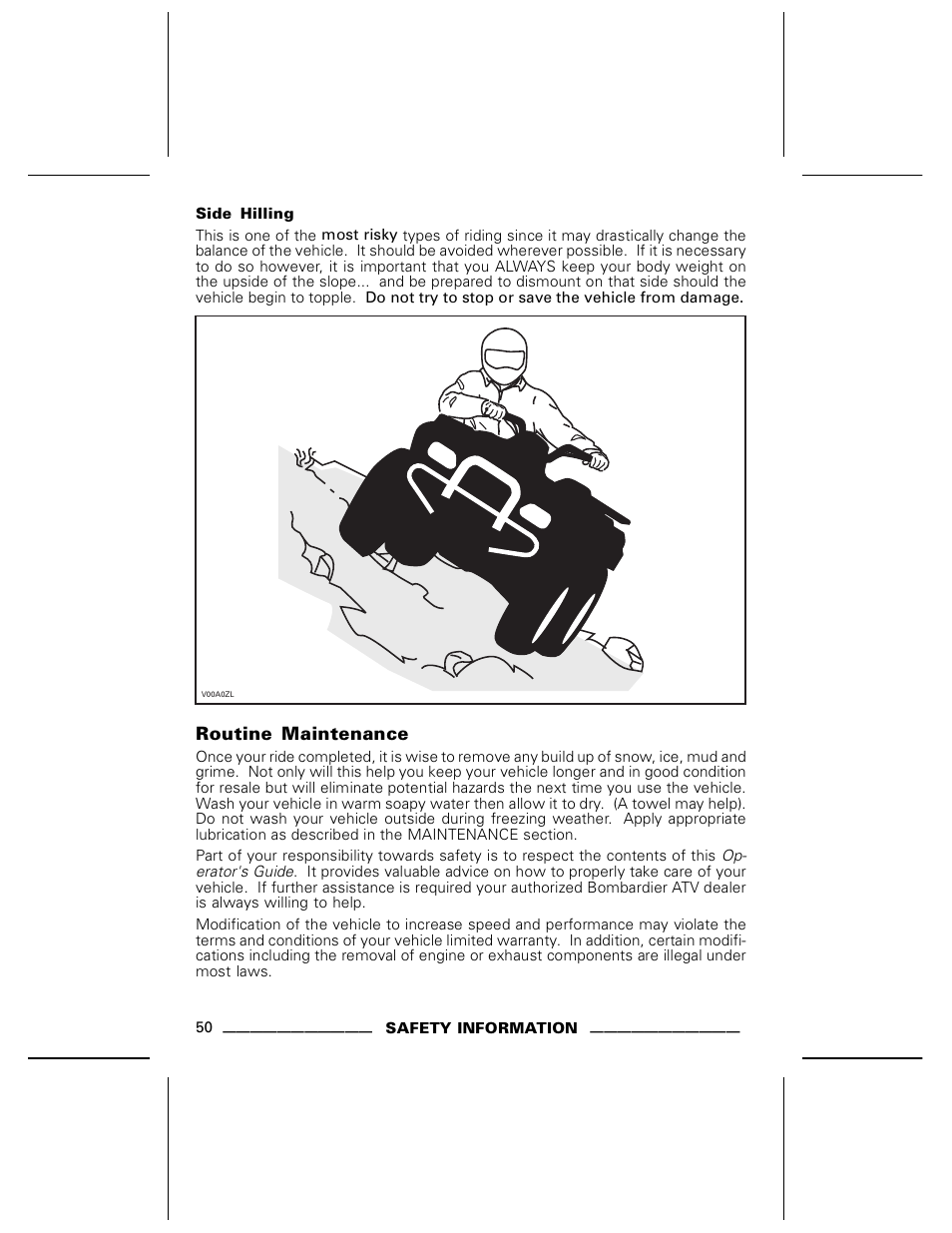 Can-Am BOMBARDIER DS650 User Manual | Page 52 / 136