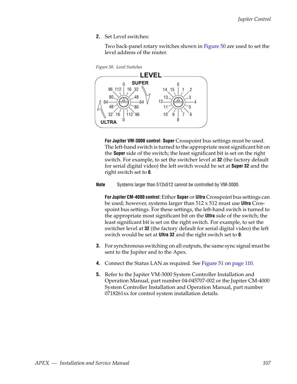Level | Grass Valley Apex v.2.0 User Manual | Page 105 / 134