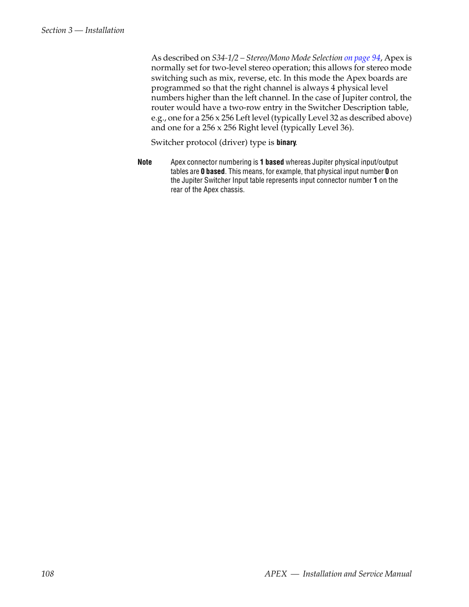 Grass Valley Apex v.2.0 User Manual | Page 106 / 134