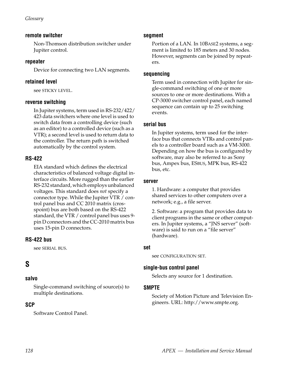 Grass Valley Apex v.2.0 User Manual | Page 126 / 134
