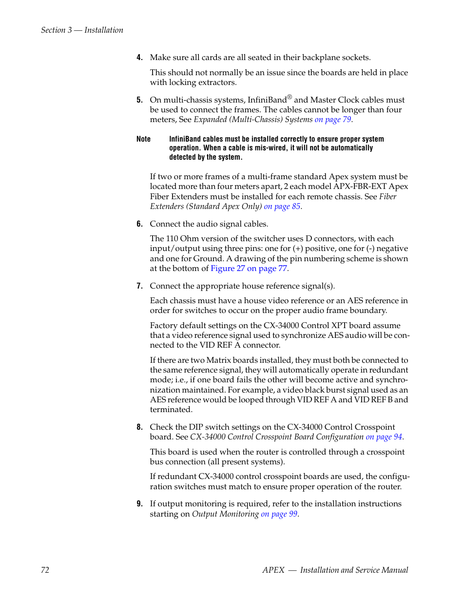 Grass Valley Apex v.2.0 User Manual | Page 70 / 134