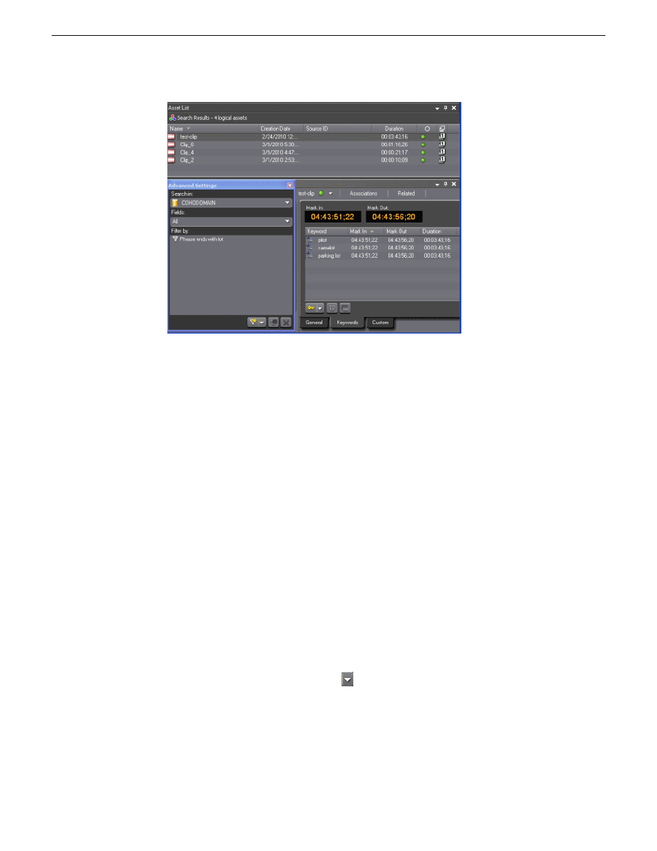 About favorite filters | Grass Valley Aurora Browse v.7.0 User Manual | Page 23 / 60