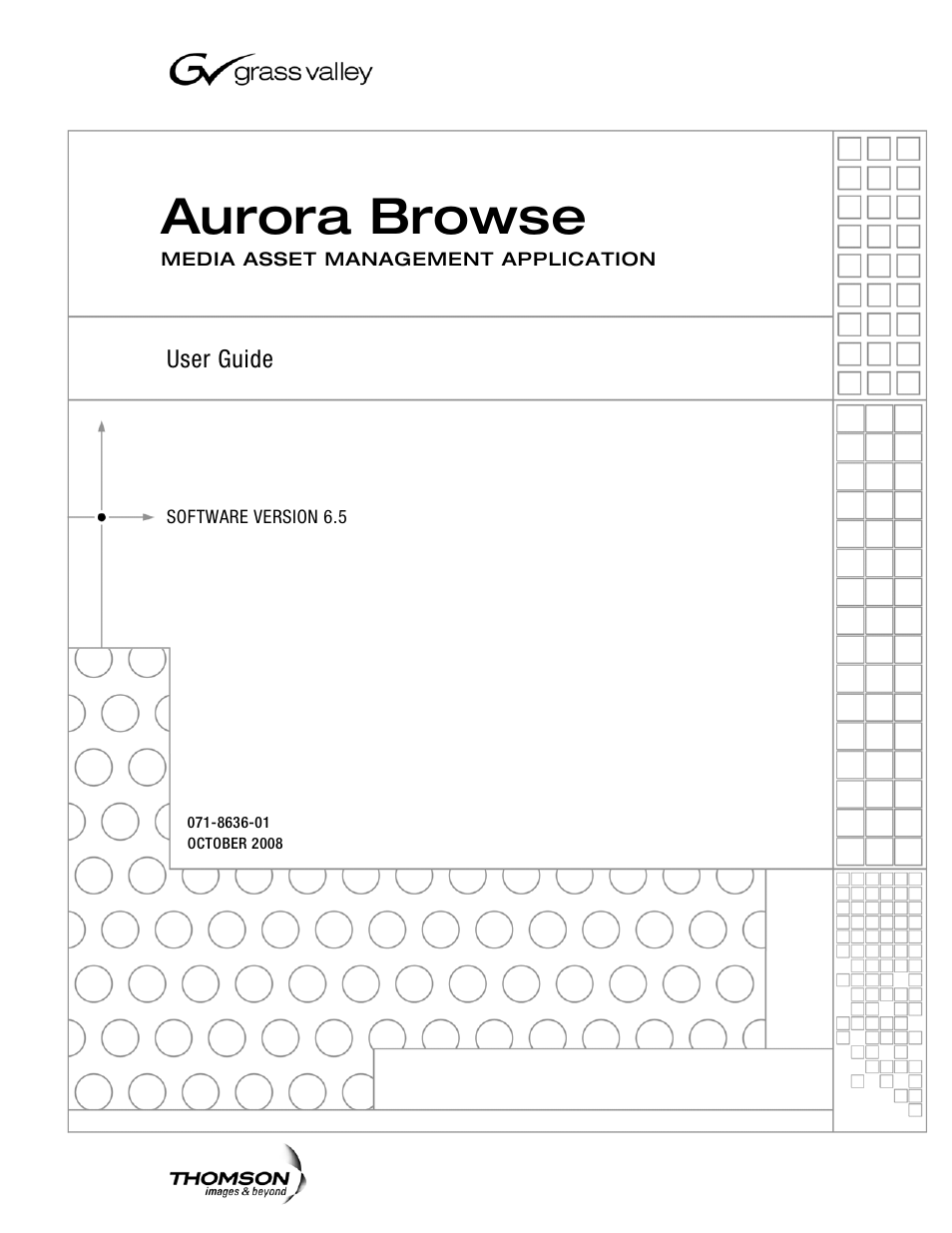 Grass Valley Aurora Browse v.6.5 User Manual | 56 pages