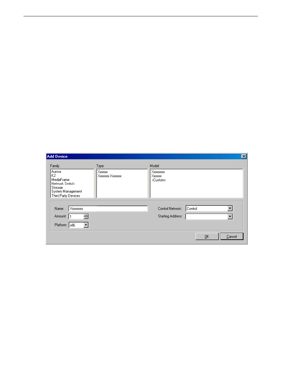 Adding a group, Adding a device to the system description | Grass Valley Aurora Browse v.7.0 Installation User Manual | Page 44 / 206