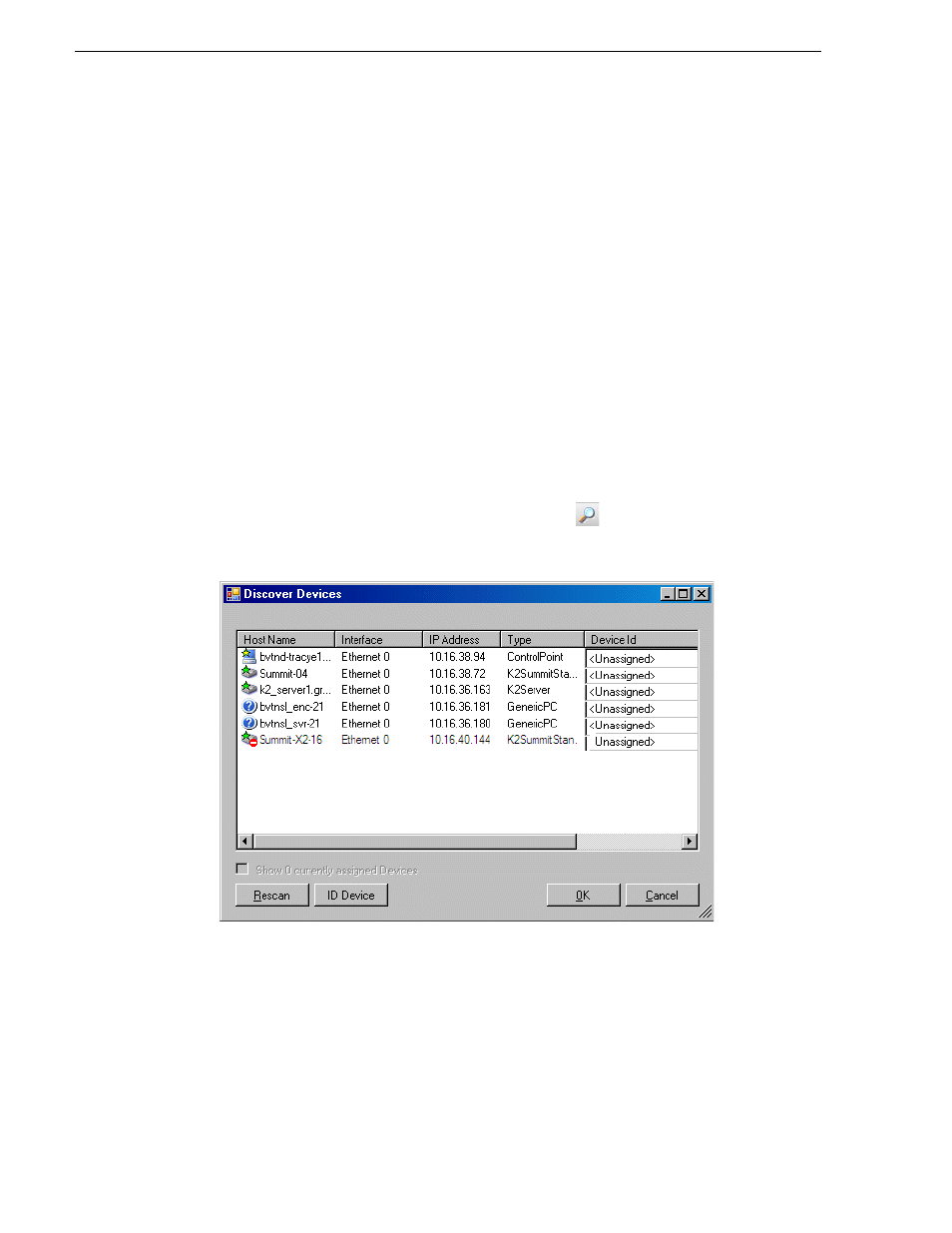 Discovering devices with siteconfig | Grass Valley Aurora Browse v.7.0 Installation User Manual | Page 52 / 206