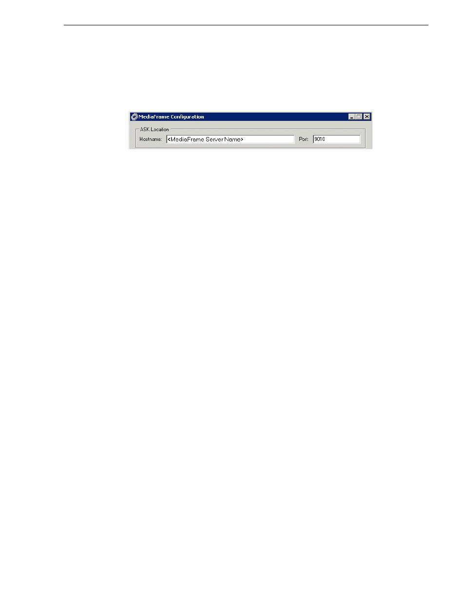 Configure ask location: mdi server | Grass Valley Aurora Browse v.7.0 Installation User Manual | Page 89 / 206