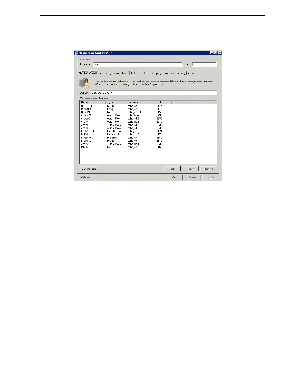 Configure media frame ask: register components | Grass Valley Aurora Browse v.6.5 Installation User Manual | Page 51 / 142