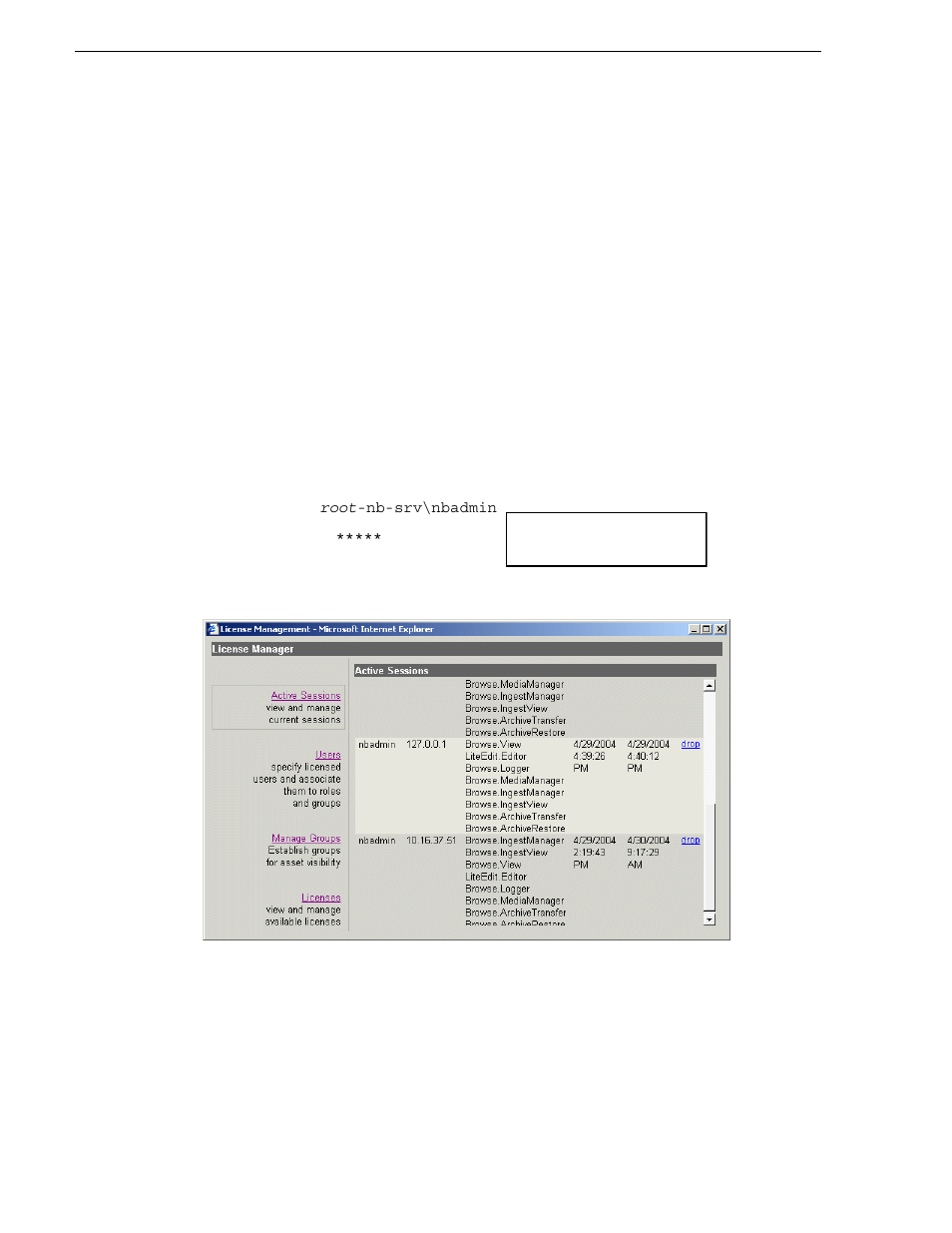 Configure aurora browse licenses | Grass Valley Aurora Browse v.6.0b Installation User Manual | Page 104 / 182