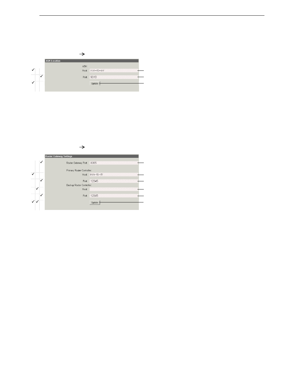 Configure ask location: router gateway, Configure router gateway, Test: router gateway stand-alone stage | Grass Valley Aurora Browse v.6.0b Installation User Manual | Page 169 / 182