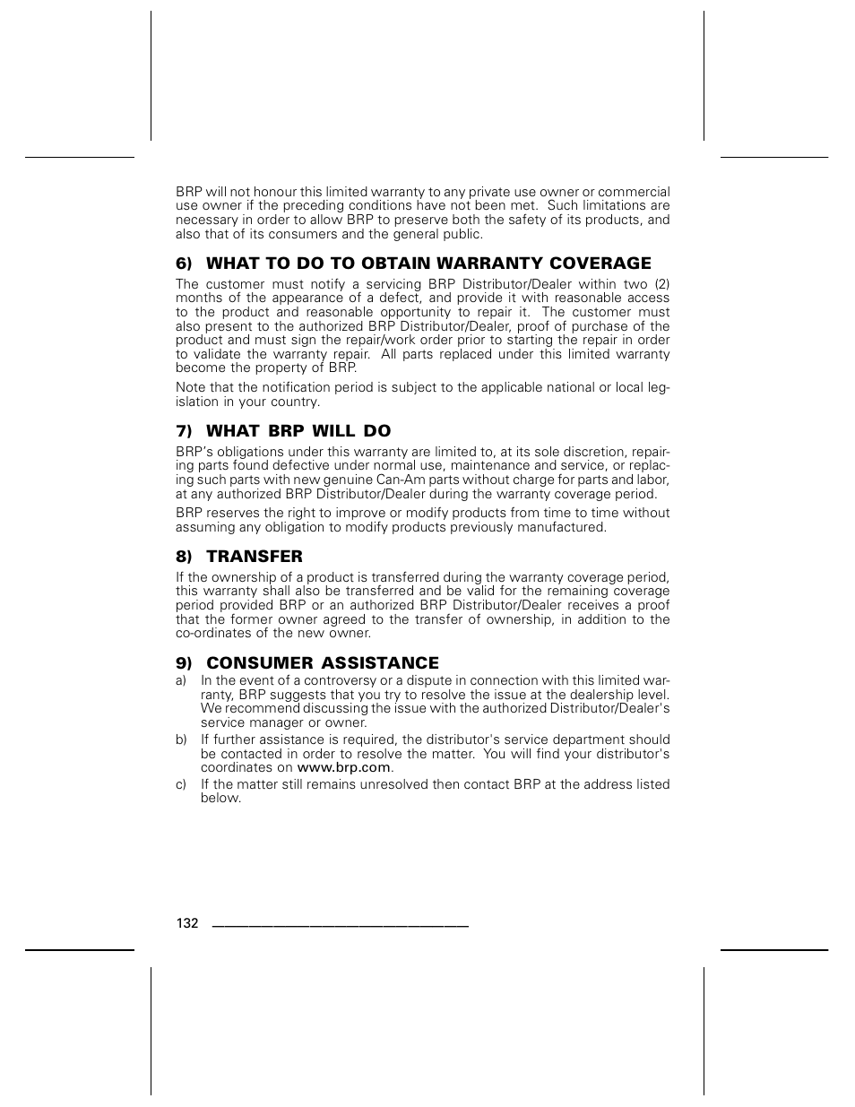 BRP DS70 User Manual | Page 134 / 140