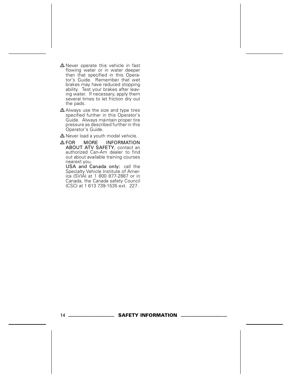 BRP DS70 User Manual | Page 16 / 140