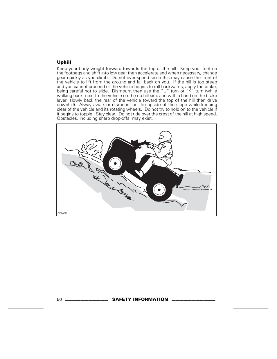 Uphill | BRP DS70 User Manual | Page 52 / 140