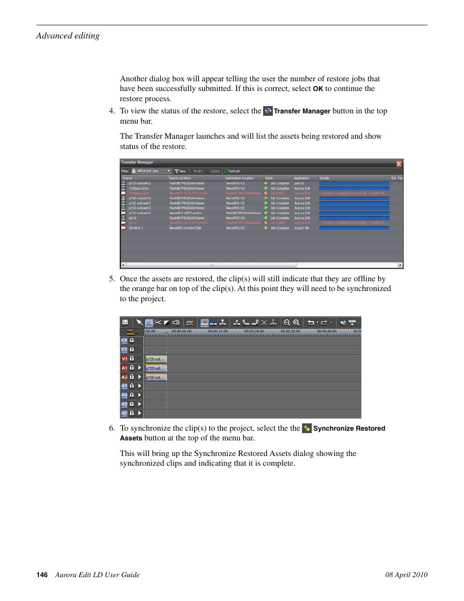 Grass Valley Aurora Edit LD v.7.0 User Manual | Page 146 / 228