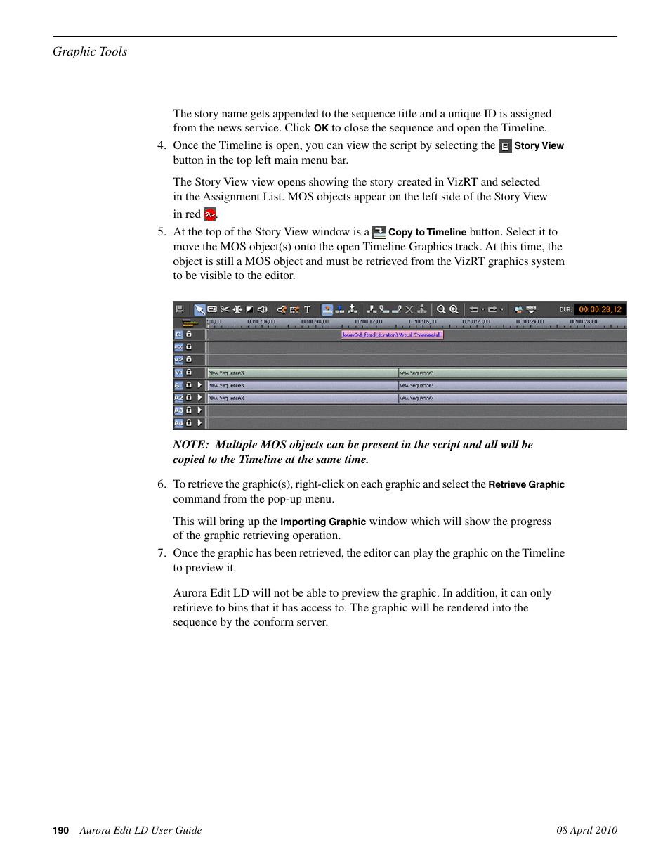 Grass Valley Aurora Edit LD v.7.0 User Manual | Page 190 / 228