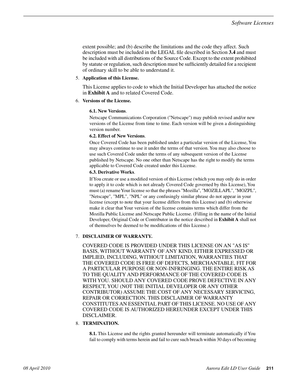 Grass Valley Aurora Edit LD v.7.0 User Manual | Page 211 / 228