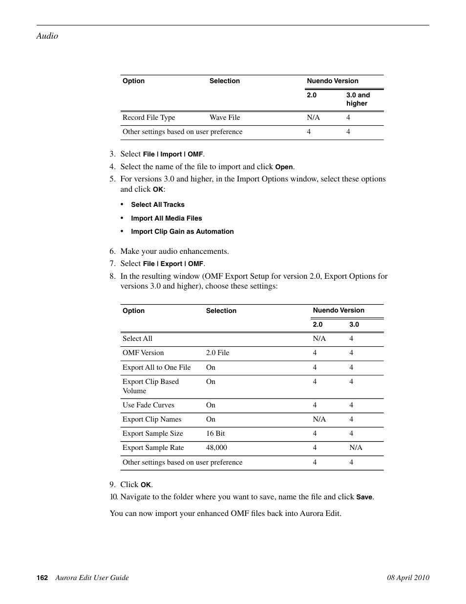 Grass Valley Aurora Edit v.7.0 User Manual | Page 162 / 280