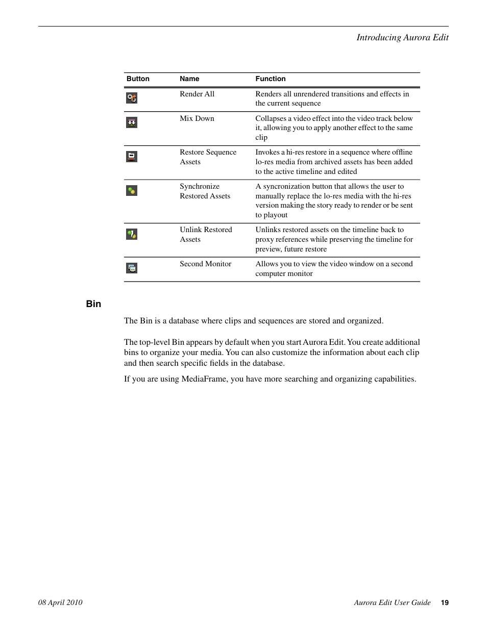 Grass Valley Aurora Edit v.7.0 User Manual | Page 19 / 280