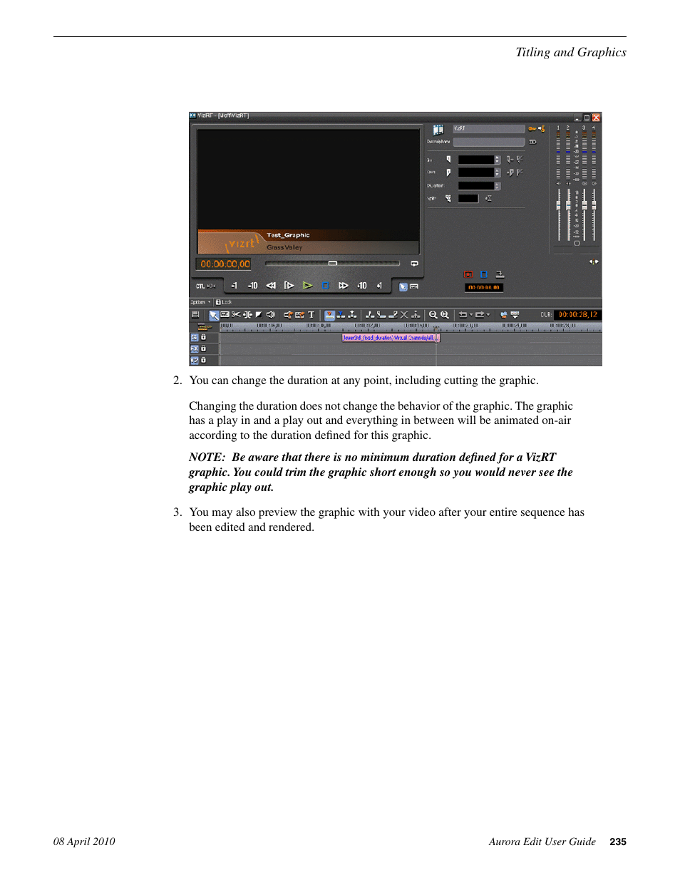 Grass Valley Aurora Edit v.7.0 User Manual | Page 235 / 280