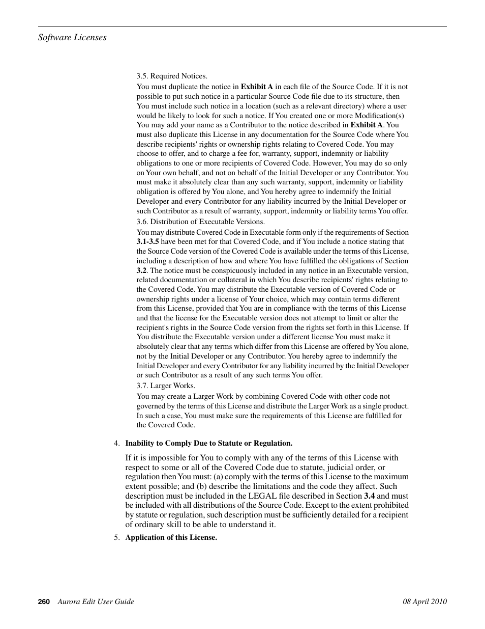 Grass Valley Aurora Edit v.7.0 User Manual | Page 260 / 280
