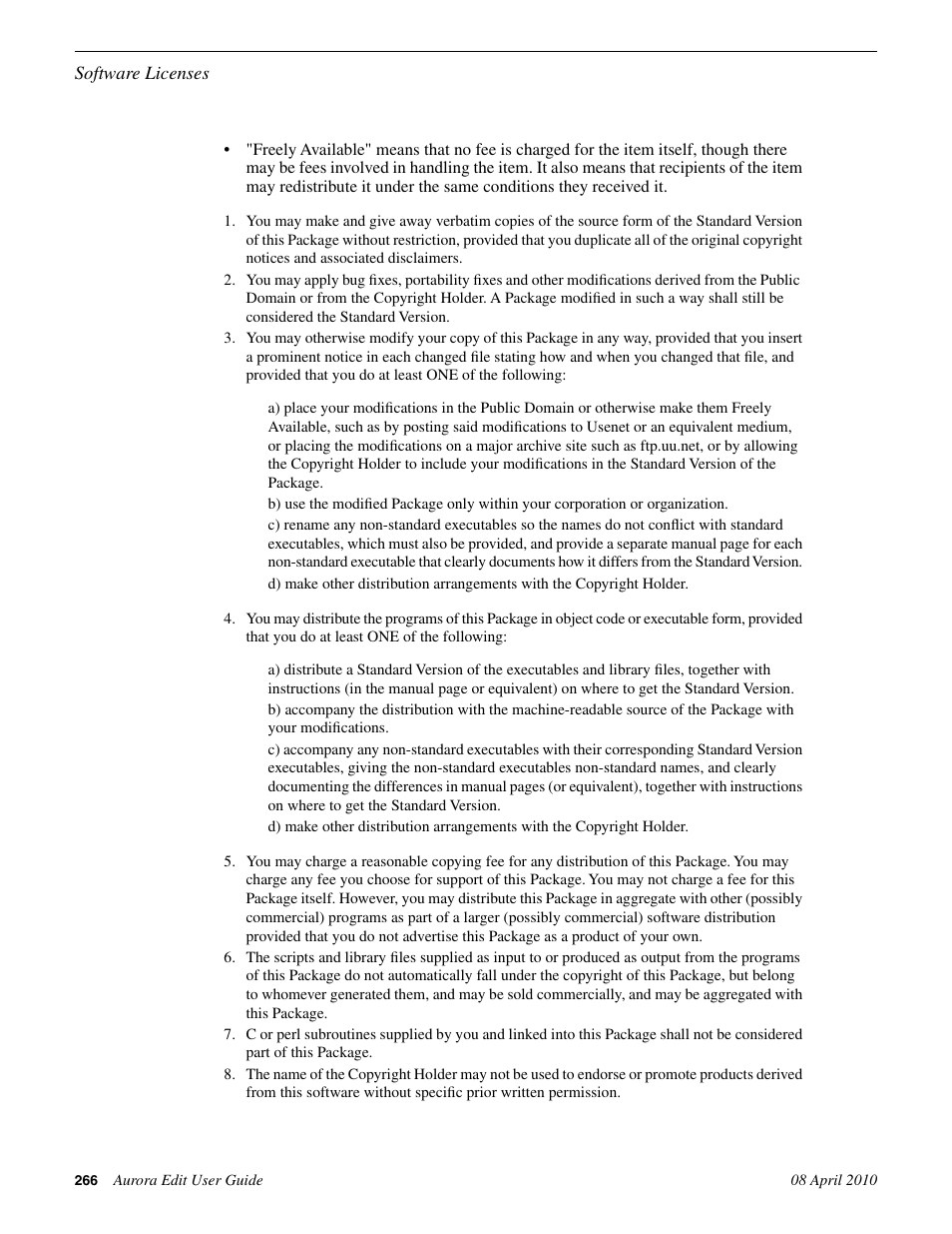 Grass Valley Aurora Edit v.7.0 User Manual | Page 266 / 280
