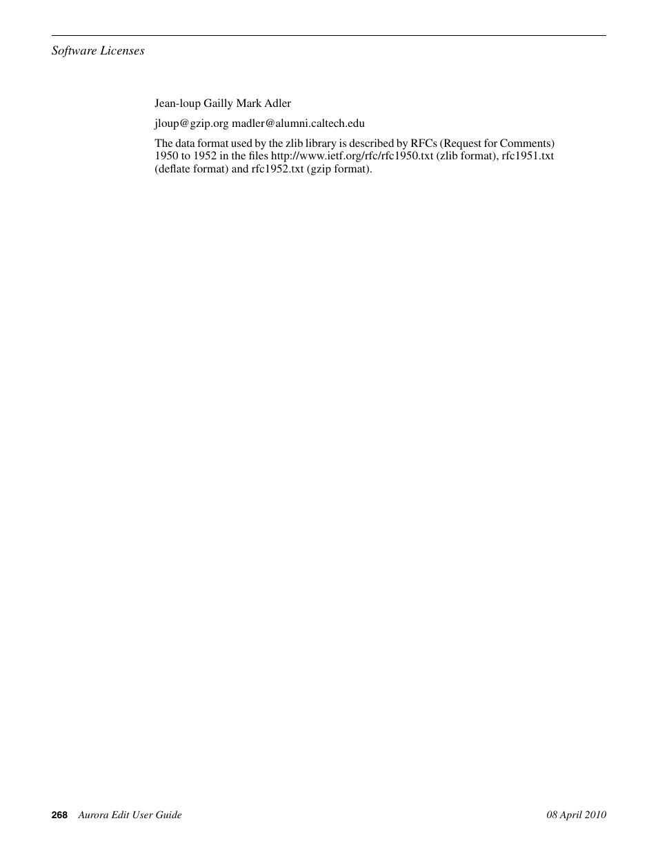 Grass Valley Aurora Edit v.7.0 User Manual | Page 268 / 280