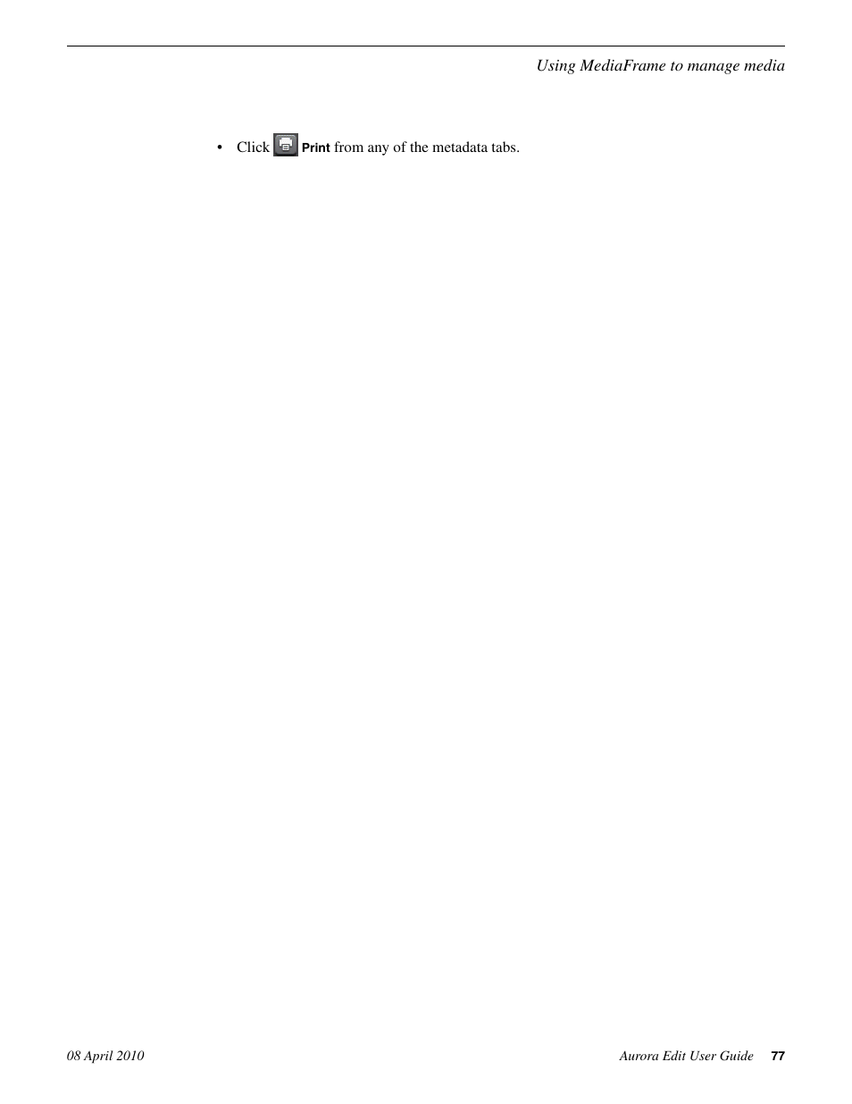 Grass Valley Aurora Edit v.7.0 User Manual | Page 77 / 280