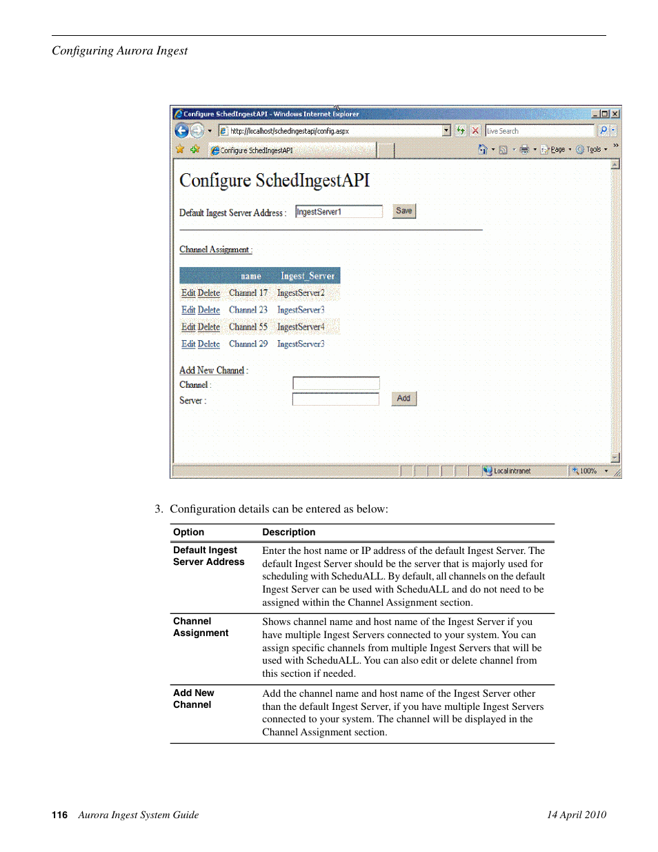 Grass Valley Aurora Ingest v.7.0.0 User Manual | Page 116 / 236