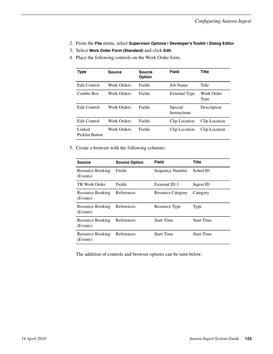 Grass Valley Aurora Ingest v.7.0.0 User Manual | Page 123 / 236