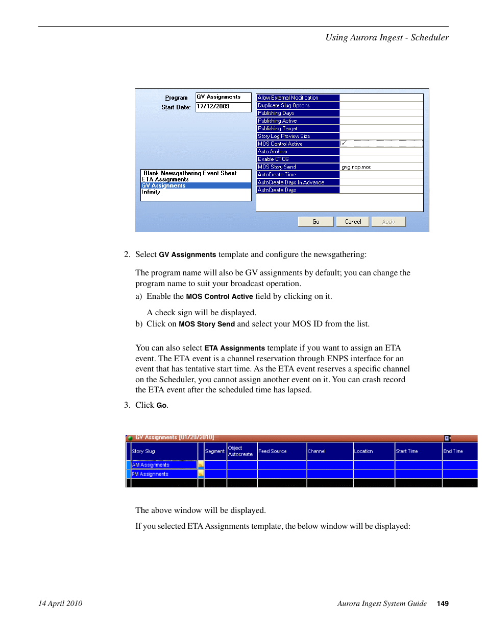 Grass Valley Aurora Ingest v.7.0.0 User Manual | Page 149 / 236