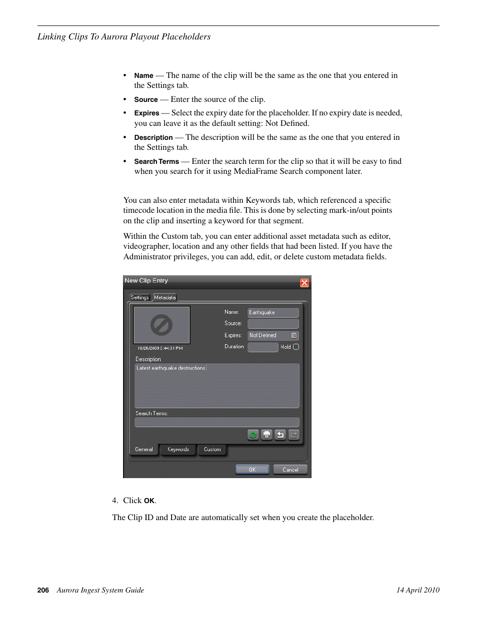 Grass Valley Aurora Ingest v.7.0.0 User Manual | Page 206 / 236