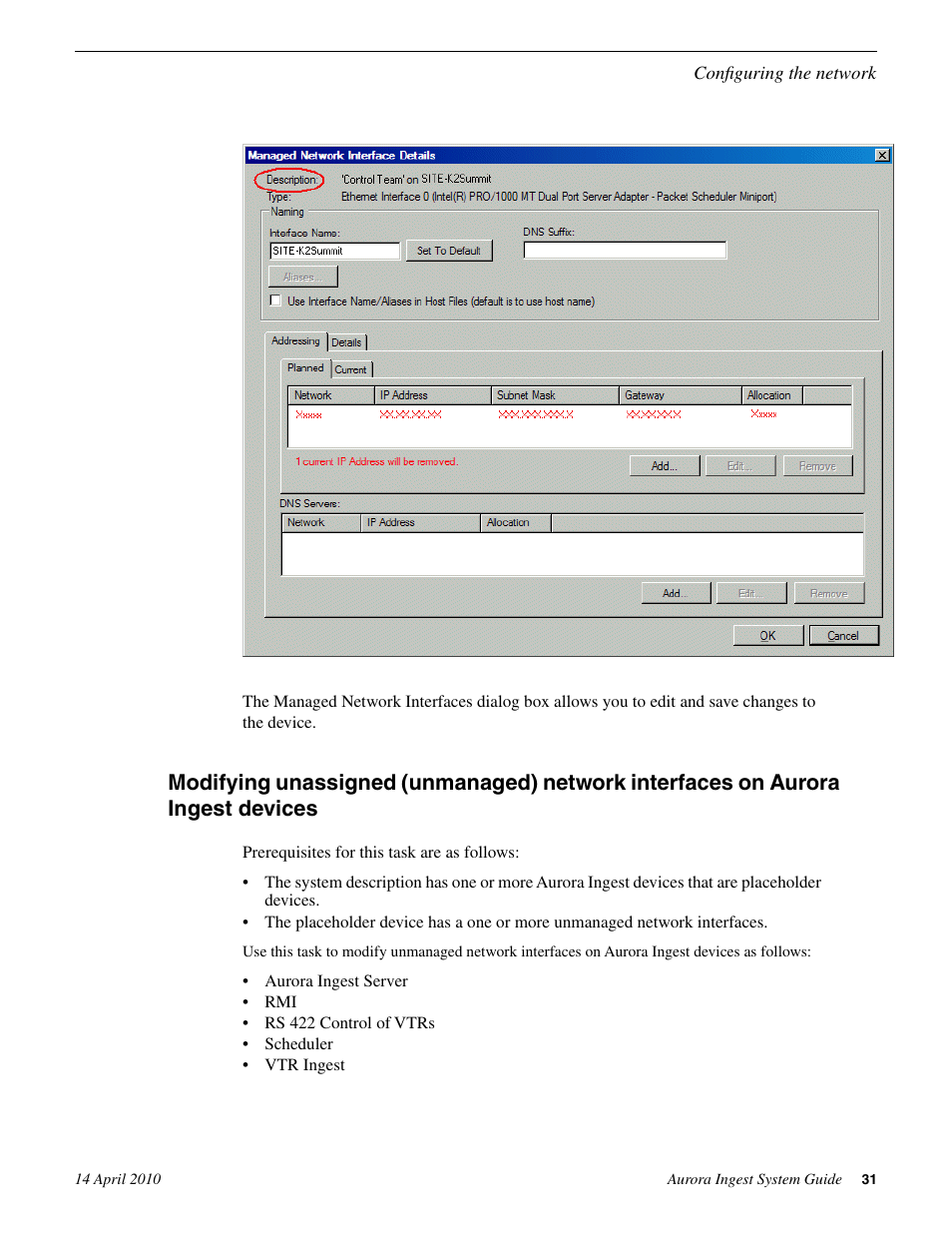 Grass Valley Aurora Ingest v.7.0.0 User Manual | Page 31 / 236