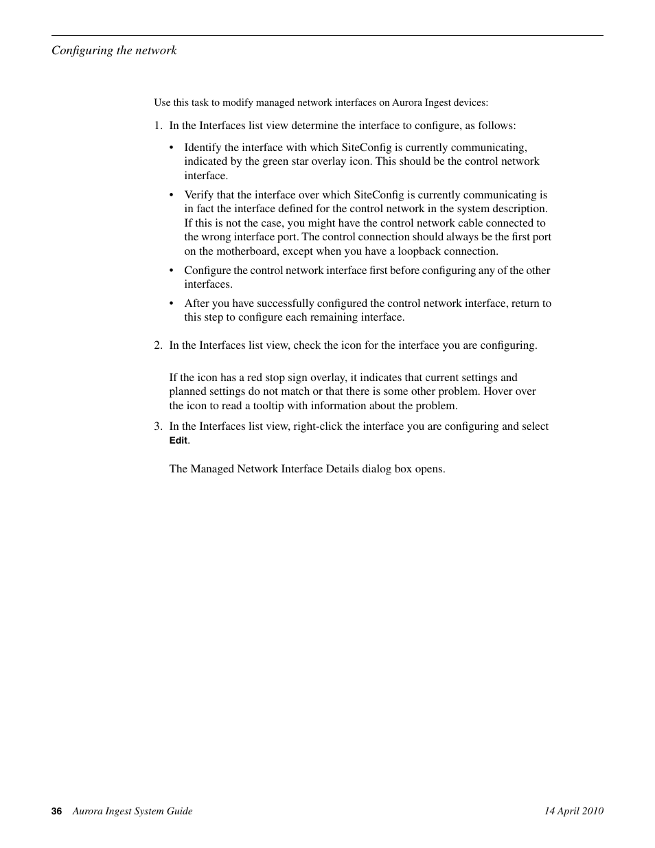 Grass Valley Aurora Ingest v.7.0.0 User Manual | Page 36 / 236