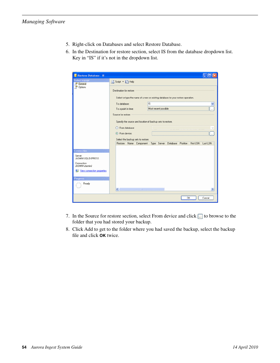 Grass Valley Aurora Ingest v.7.0.0 User Manual | Page 54 / 236