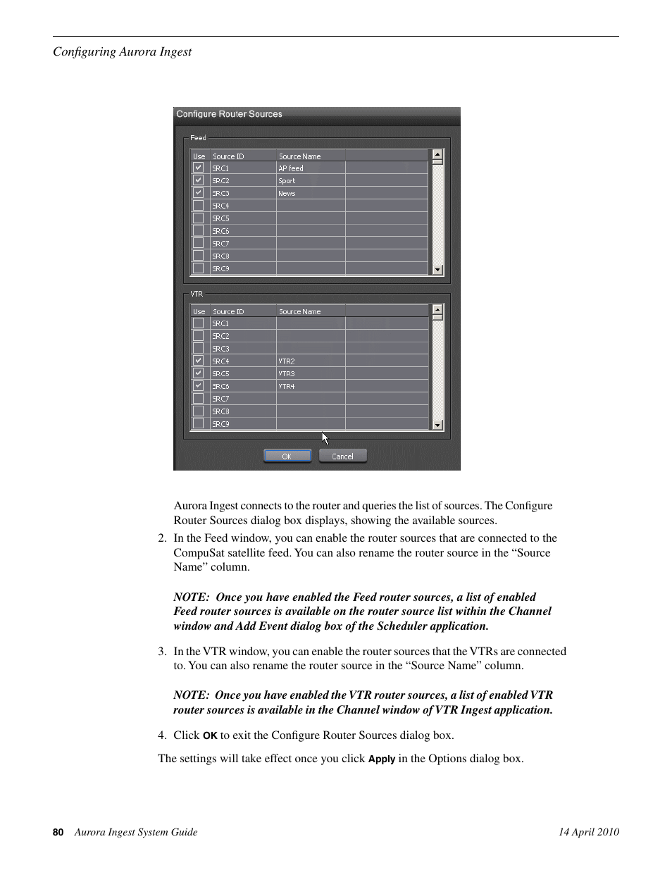 Grass Valley Aurora Ingest v.7.0.0 User Manual | Page 80 / 236