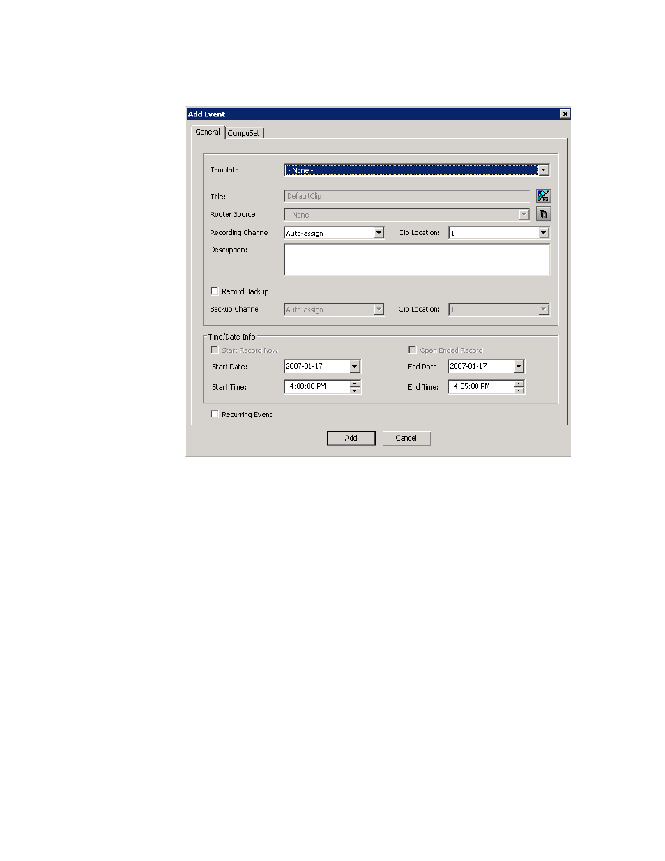 Grass Valley Aurora Ingest v.6.5.2 User Manual | Page 119 / 214
