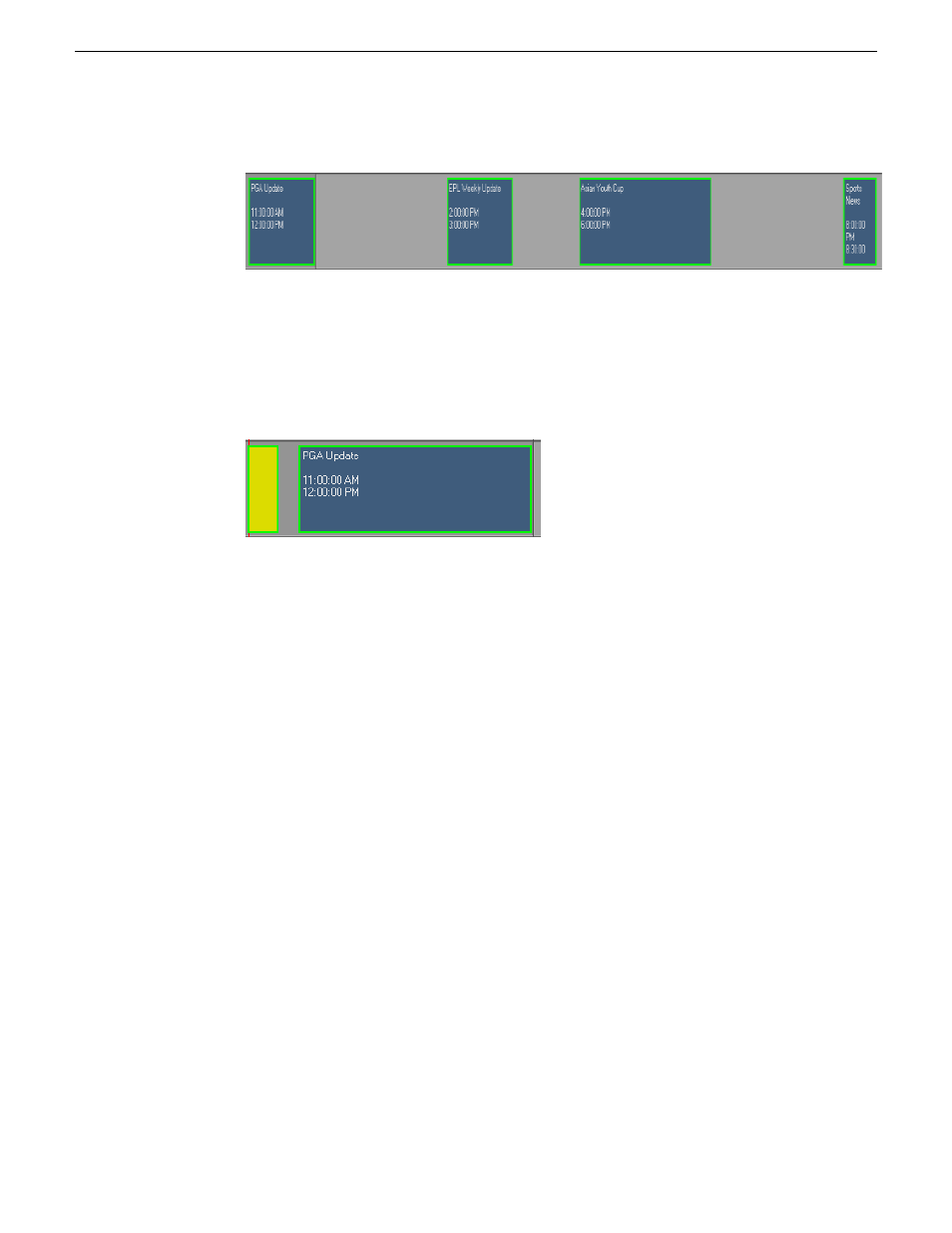 Scheduling events between scheduler and scheduall | Grass Valley Aurora Ingest v.6.5.2 User Manual | Page 128 / 214