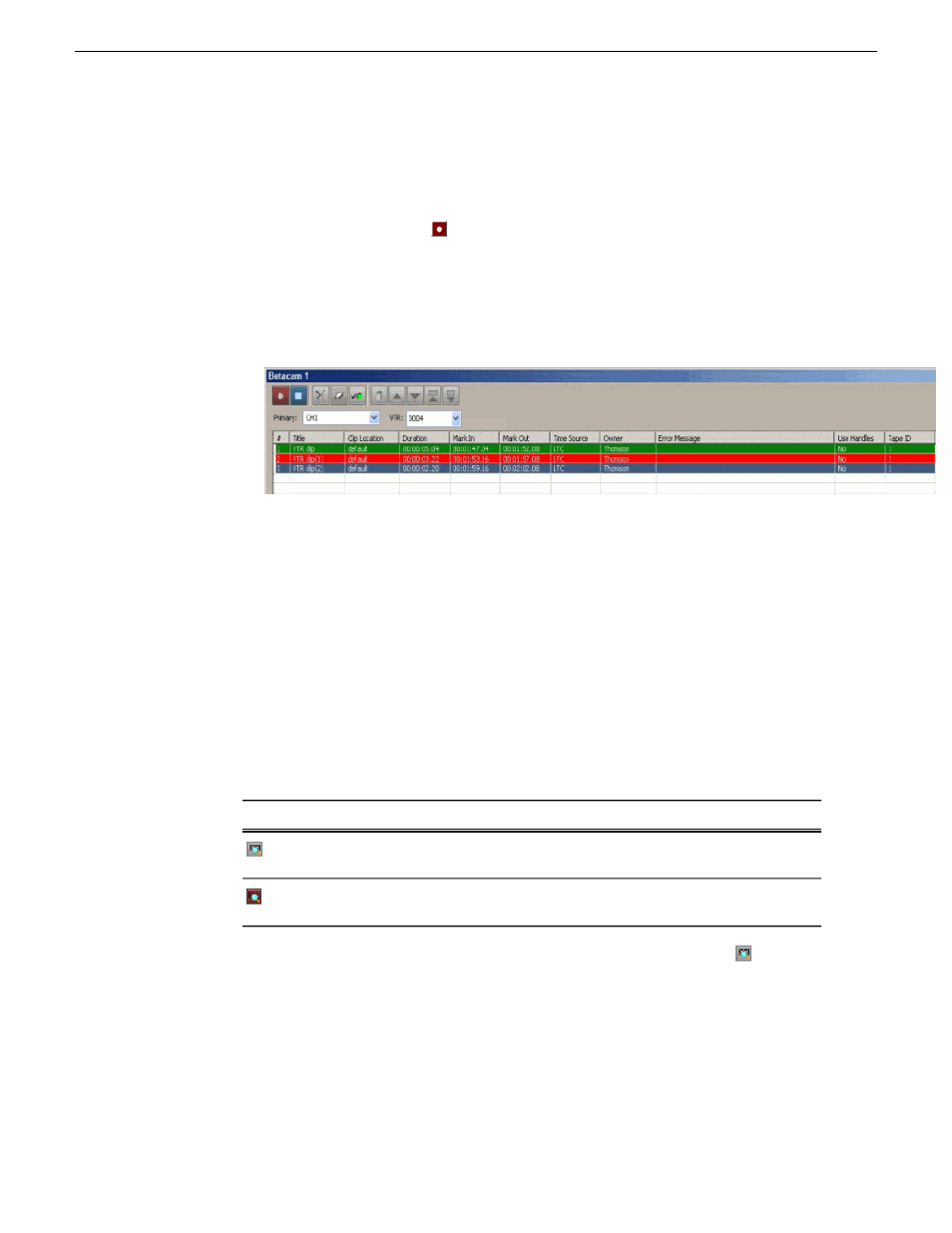 Scanning tape with broken timecodes | Grass Valley Aurora Ingest v.6.5.2 User Manual | Page 169 / 214