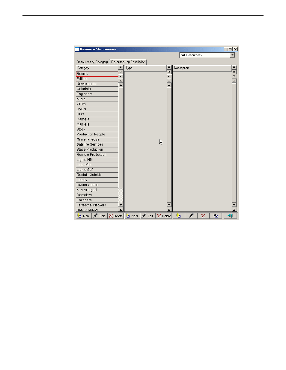 Creating the aurora resource category | Grass Valley Aurora Ingest v.6.5.2 User Manual | Page 94 / 214