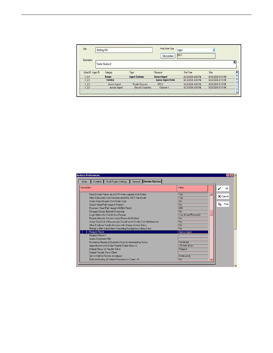 Configuring scheduall application | Grass Valley Aurora Ingest v.6.5.2 User Manual | Page 99 / 214