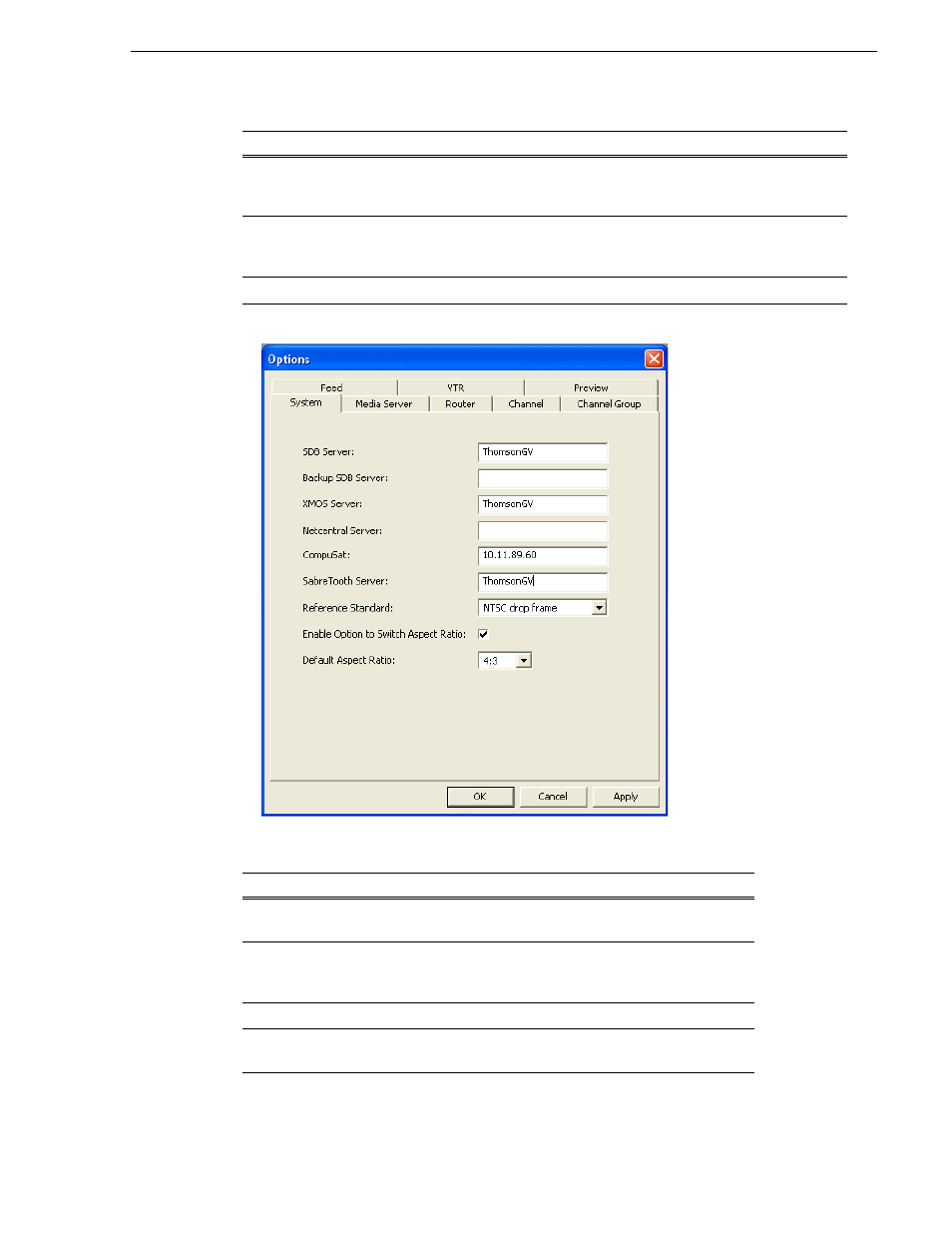 Configuring system settings | Grass Valley Aurora Ingest v.6.3 User Manual | Page 29 / 122
