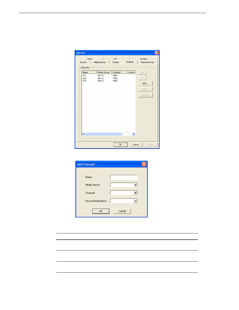 Configuring channels | Grass Valley Aurora Ingest v.6.3 User Manual | Page 40 / 122