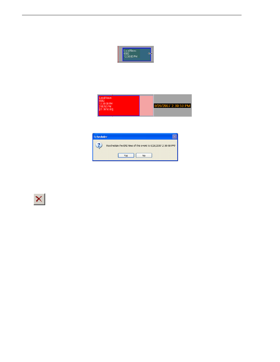 Deleting events, Creating a template, Deleting events creating a template | Grass Valley Aurora Ingest v.6.3 User Manual | Page 86 / 122