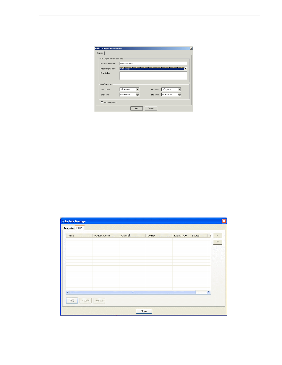 Using filters | Grass Valley Aurora Ingest v.6.3 User Manual | Page 89 / 122