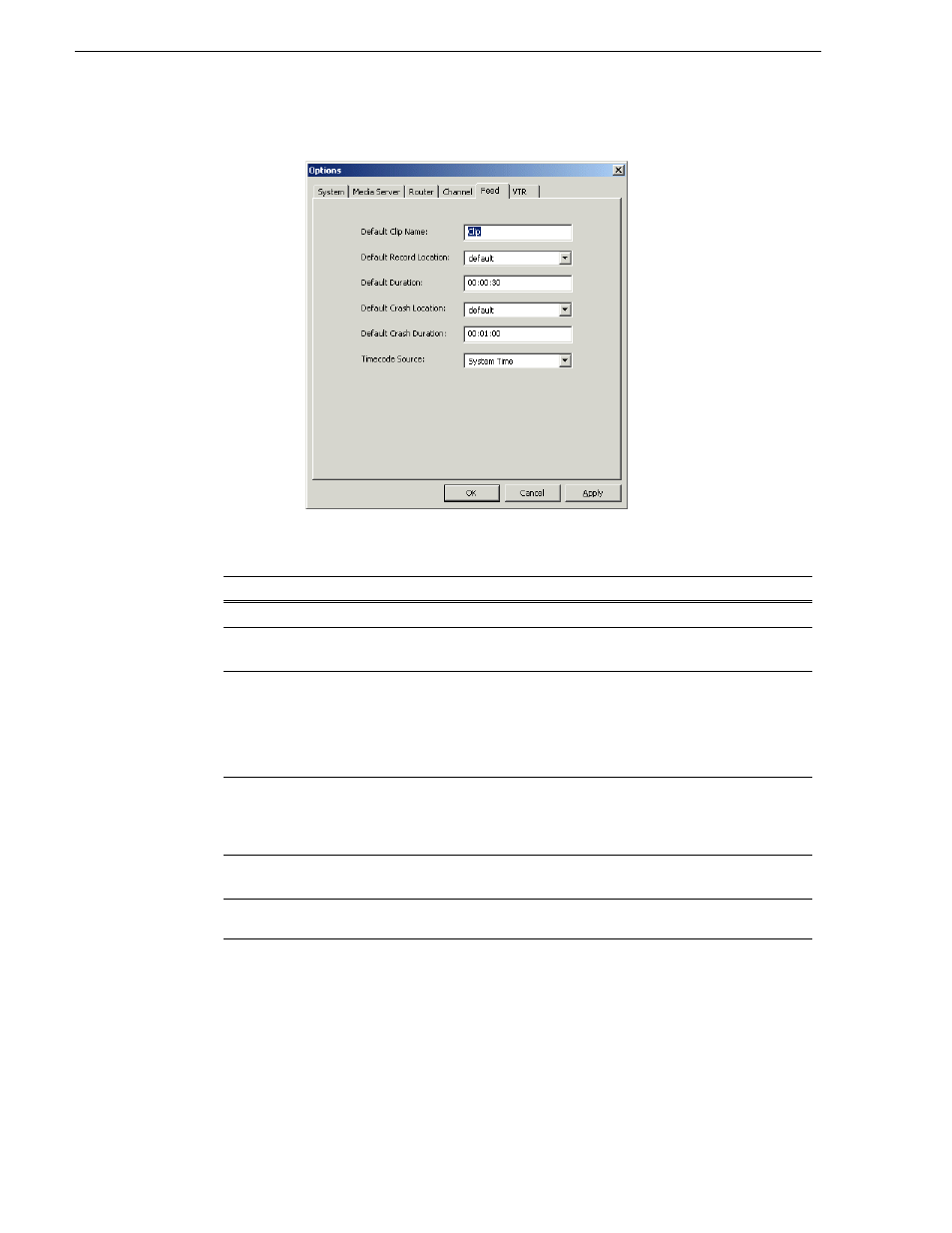 Configuring aurora ingest - scheduler (feed) | Grass Valley Aurora Ingest v.6.1 User Manual | Page 34 / 84